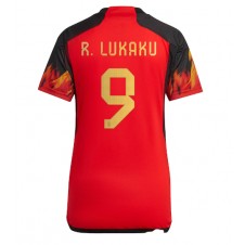 Belgia Romelu Lukaku #9 Hjemmedrakt Kvinner VM 2022 Kortermet